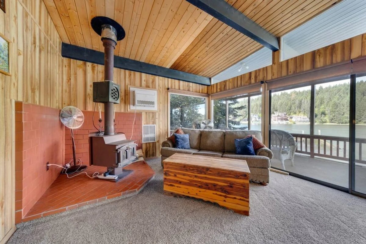 Waterfront Cabin w/ Private Beach & Dock
