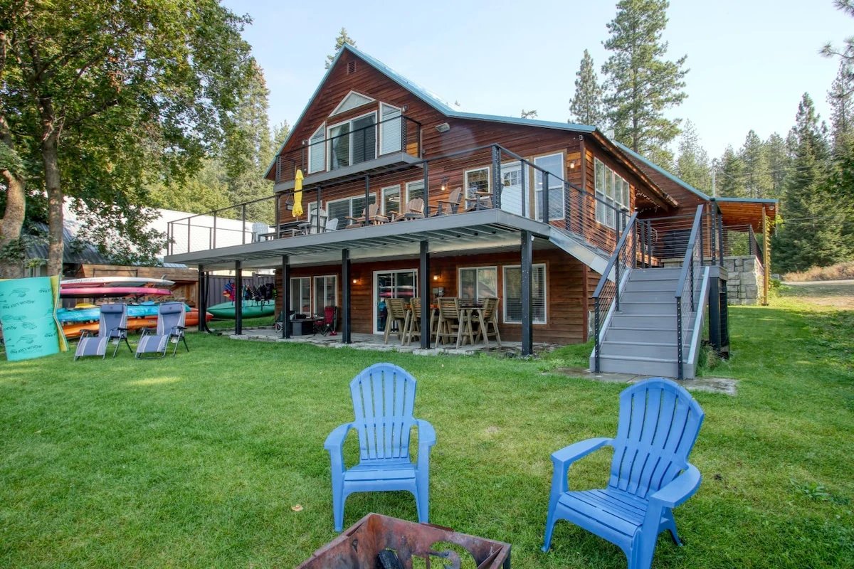 Lakefront Retreat w/ Private Dock & Fire Pit